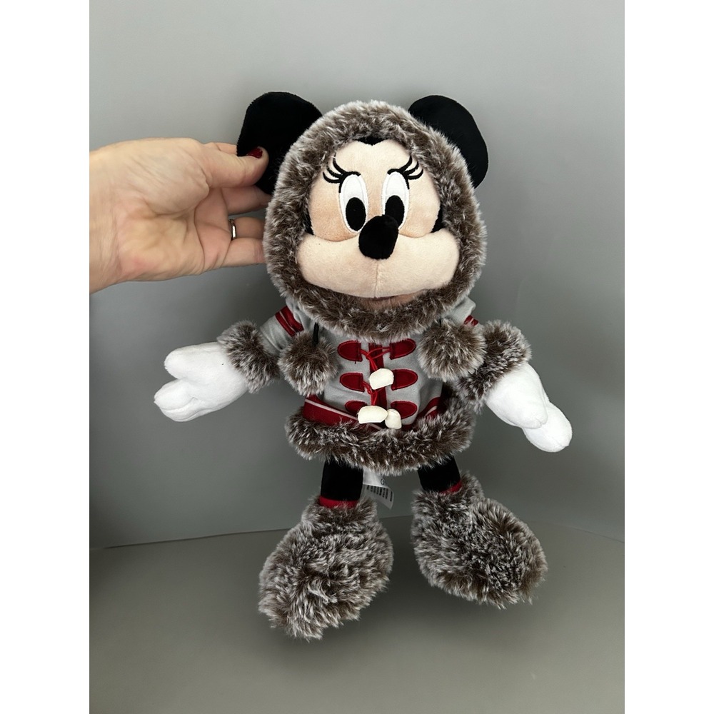 Disney Cruise Line Wonder Alaska Minnie 12" Plush Toy DCL EXCLUSIVE Winter Cute!